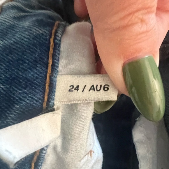 Abrand Jeans Venice Straight Jeans high waisted rigid denim 26 #7 - Picture 7 of 8